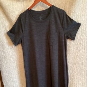 Woolx Lexi Dress and Cover-up, Large, Pebble Gray